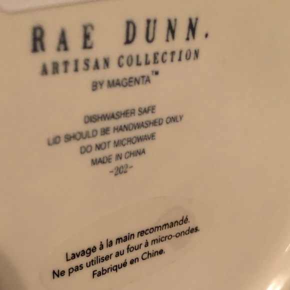 Rae Dunn “Reindeer Snacks” Ceramic Christmas Jar - Picture 4 of 6